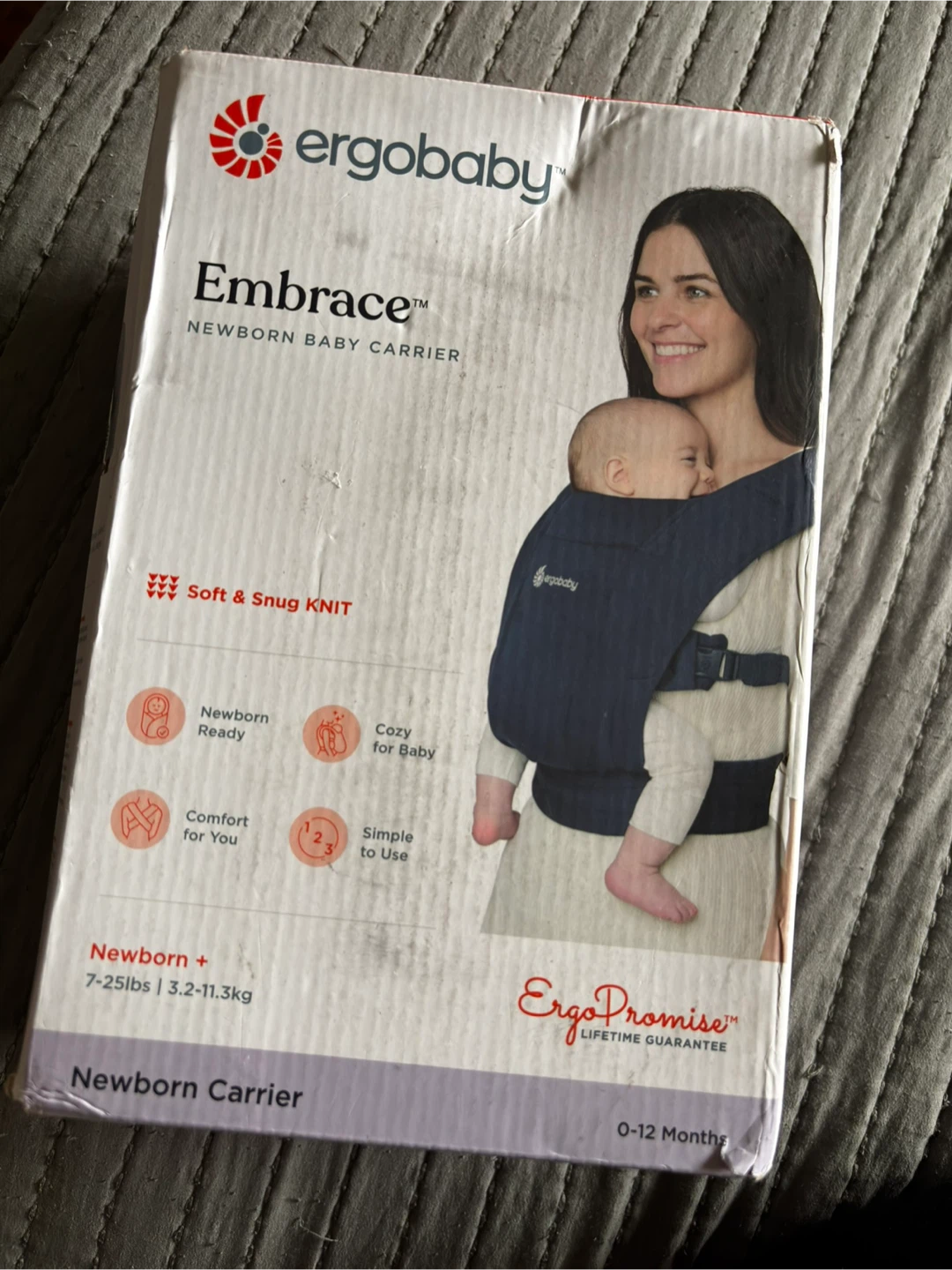 New Ergobaby Embrace in mindmight blue