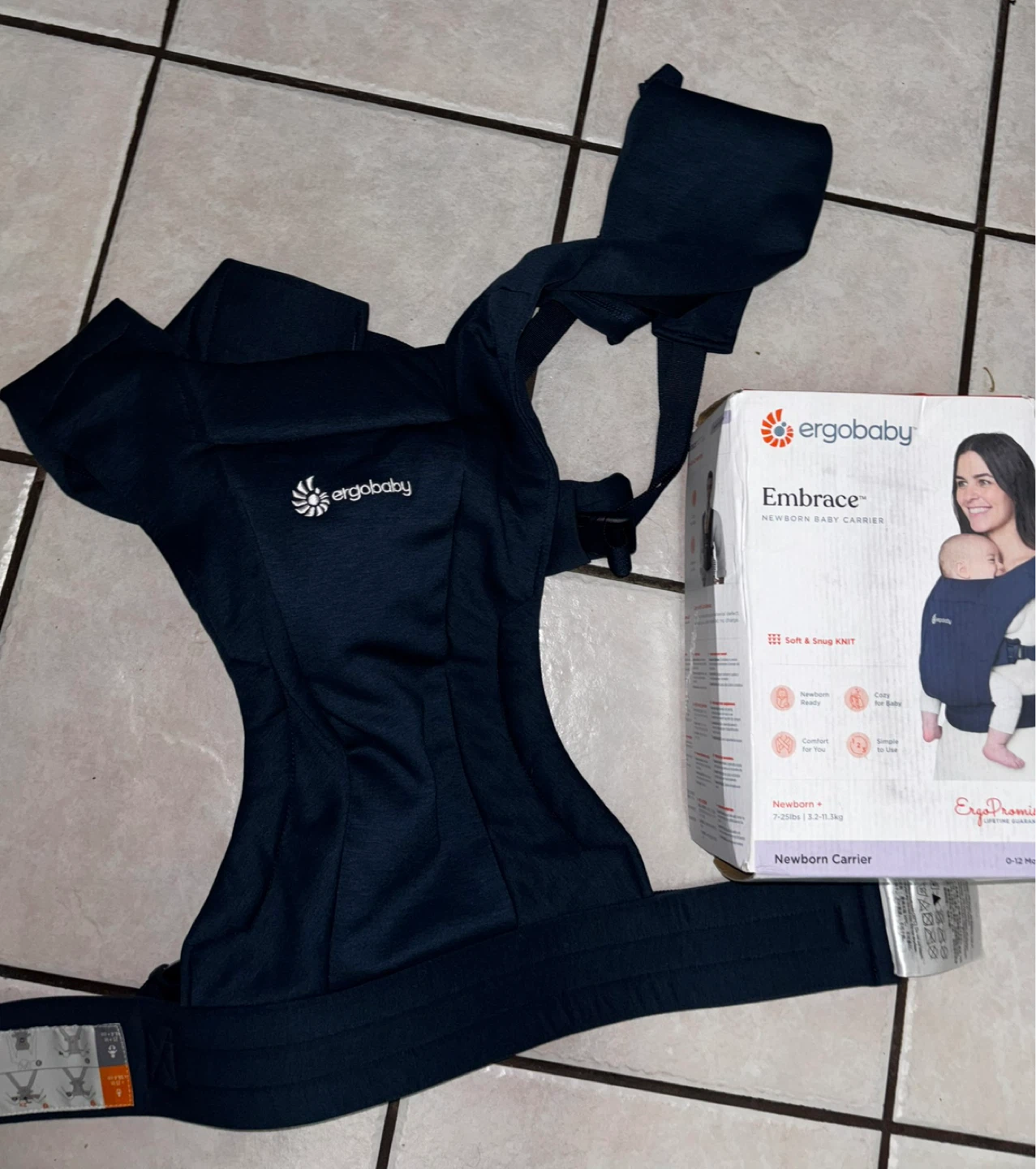 New Ergobaby Embrace in mindmight blue - photo 3