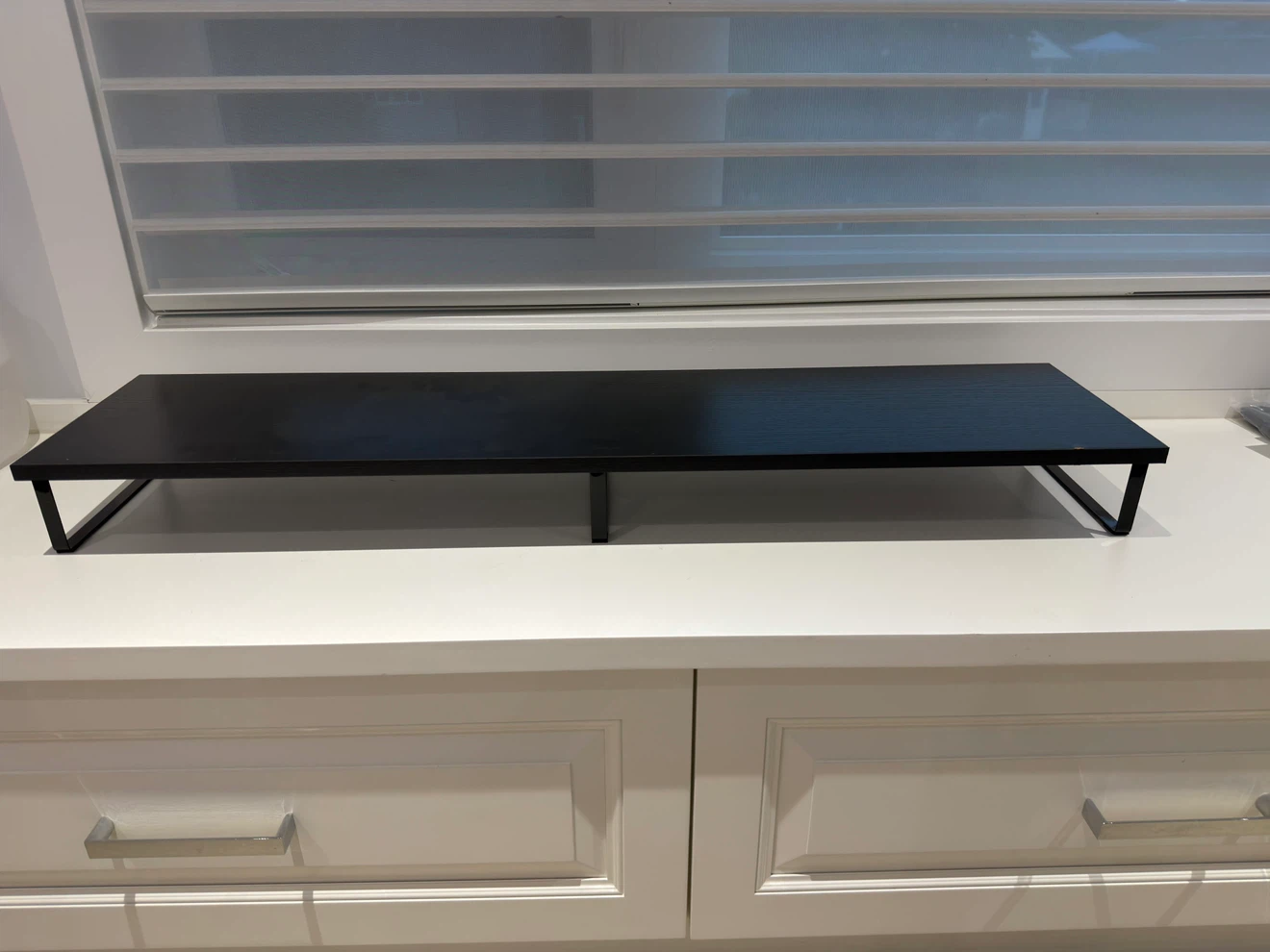 Black monitor stand riser - photo 2