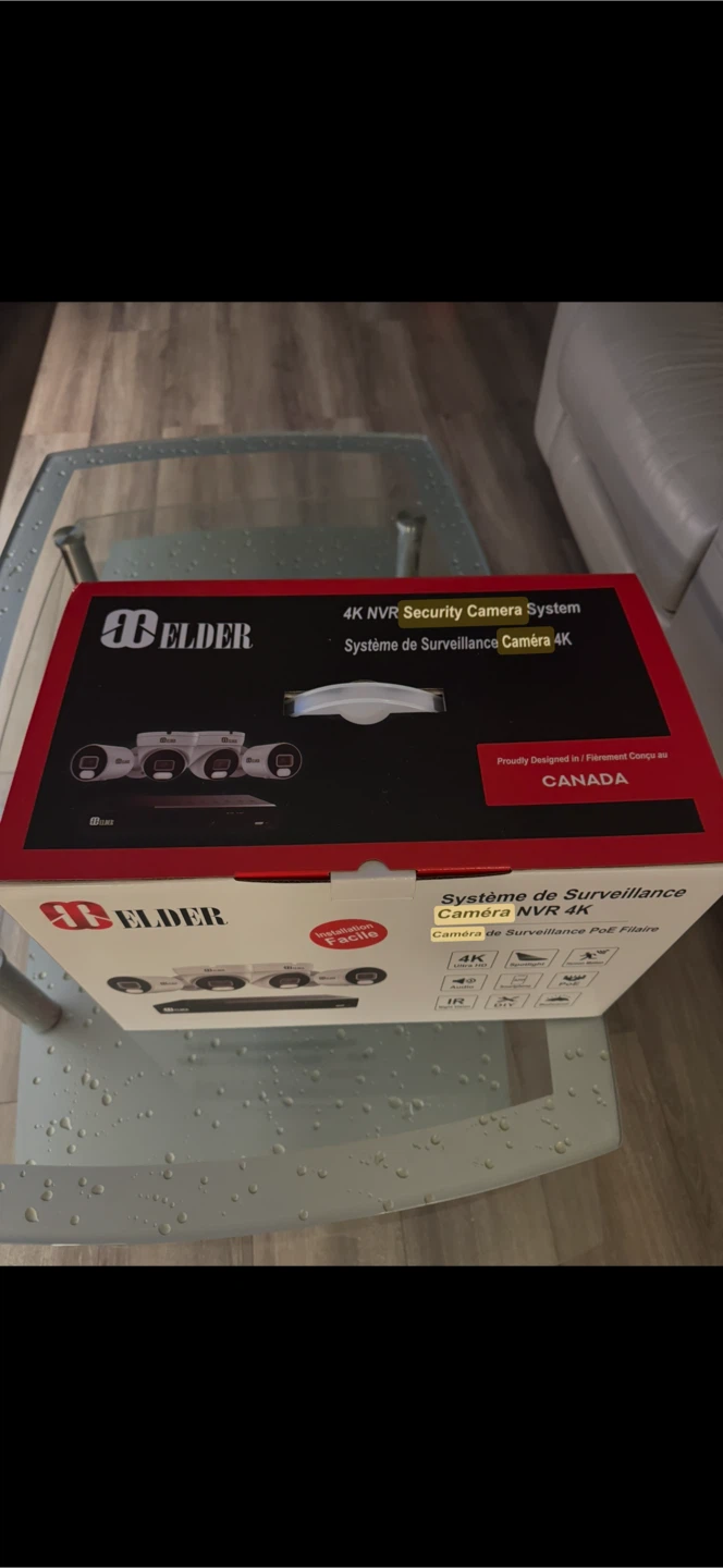 Elder 4K NVR Security Camera Wired Kit - photo 2