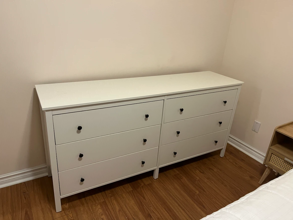 IKEA Koppang 6-drawer dresser, white