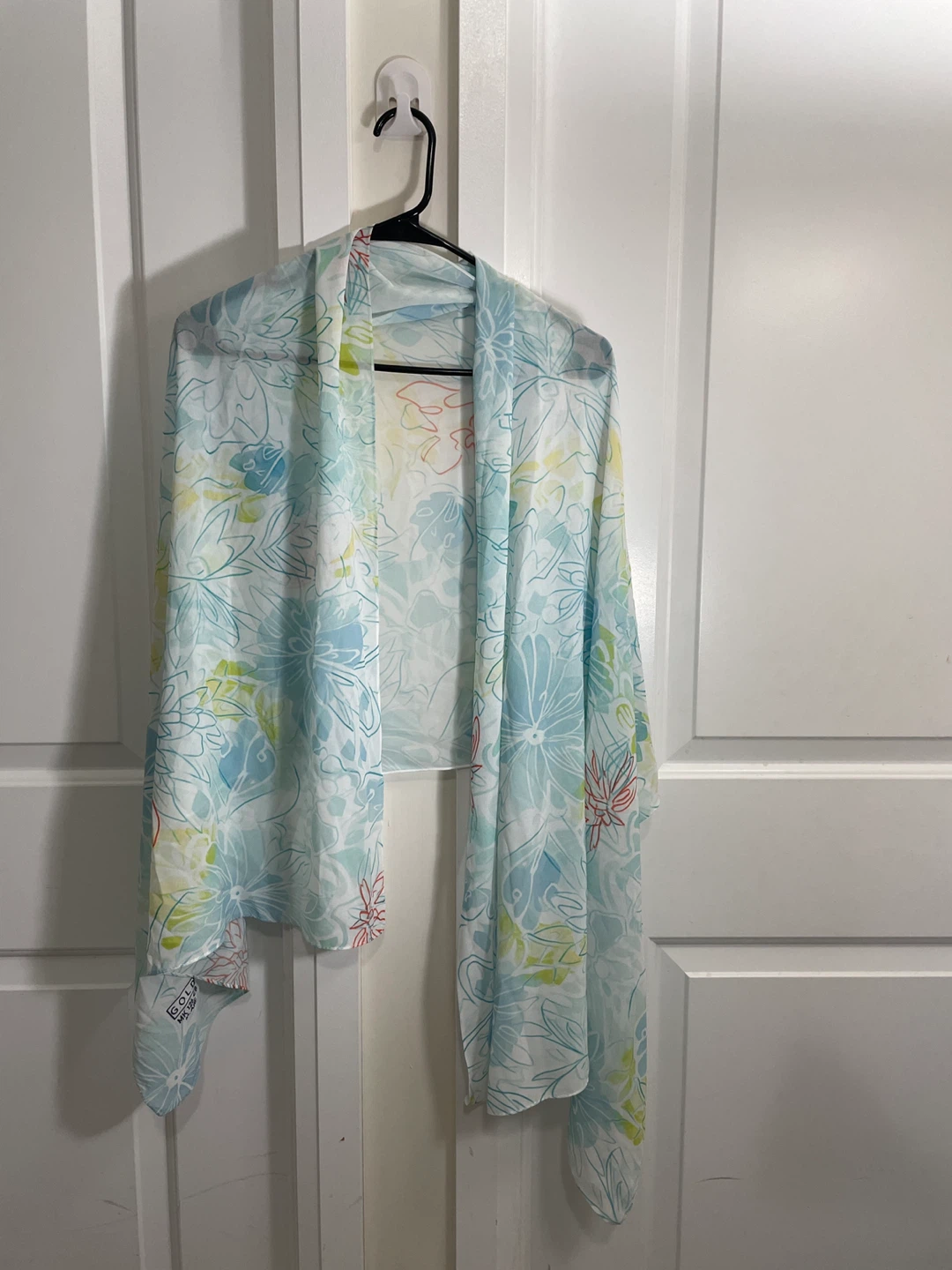 Floral Print Lightweight Scarf/Hijab
