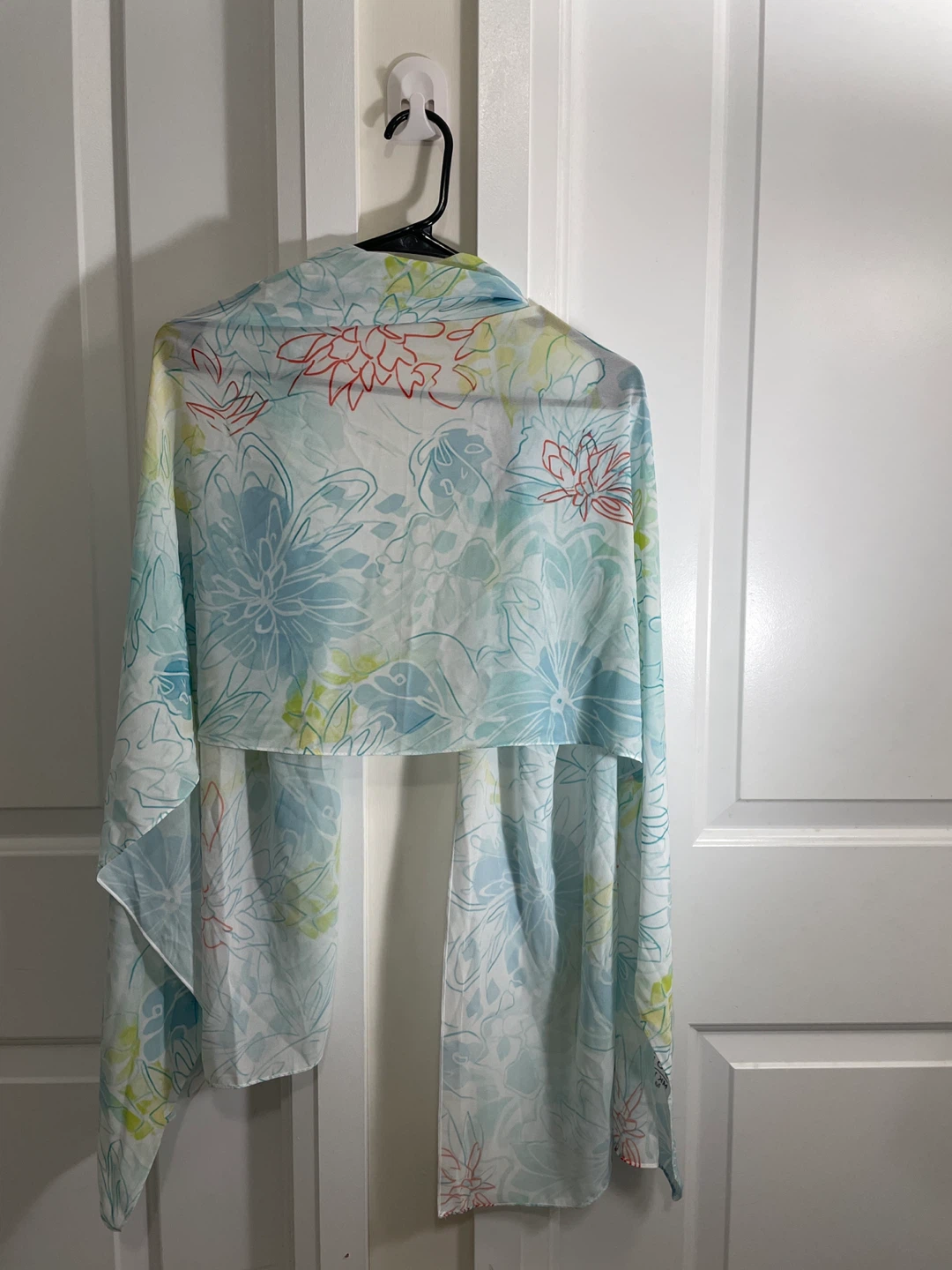 Floral Print Lightweight Scarf/Hijab - photo 2