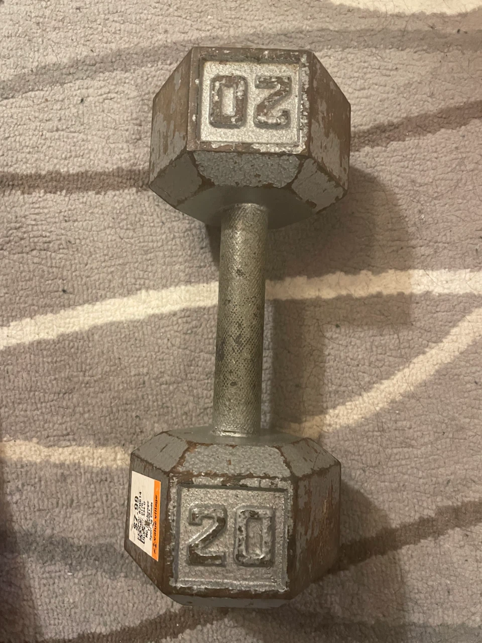20 lb Hex Dumbbell