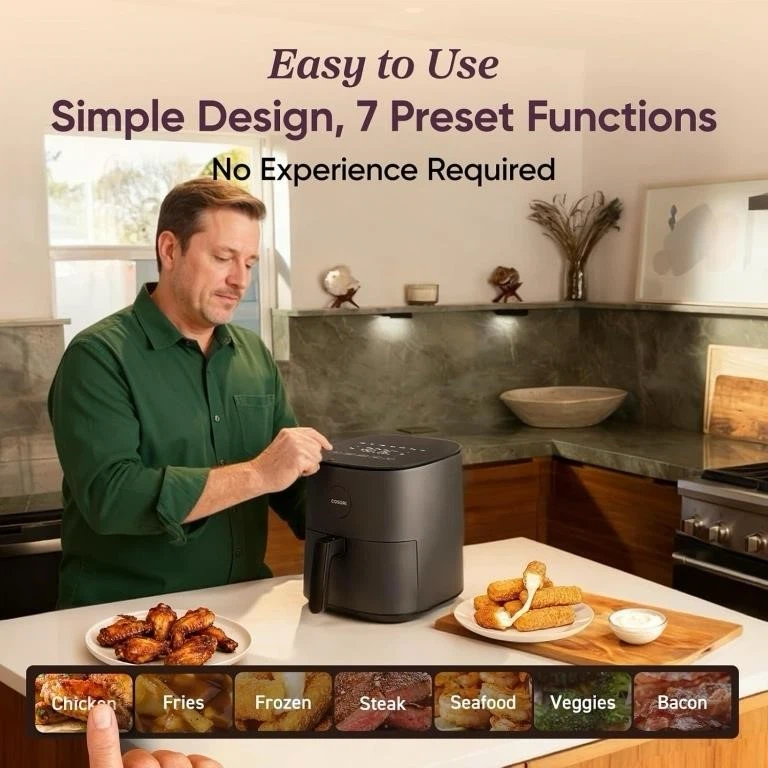 COSORI Pro LE 5-Quart Air Fryer – 4.7L - photo 3