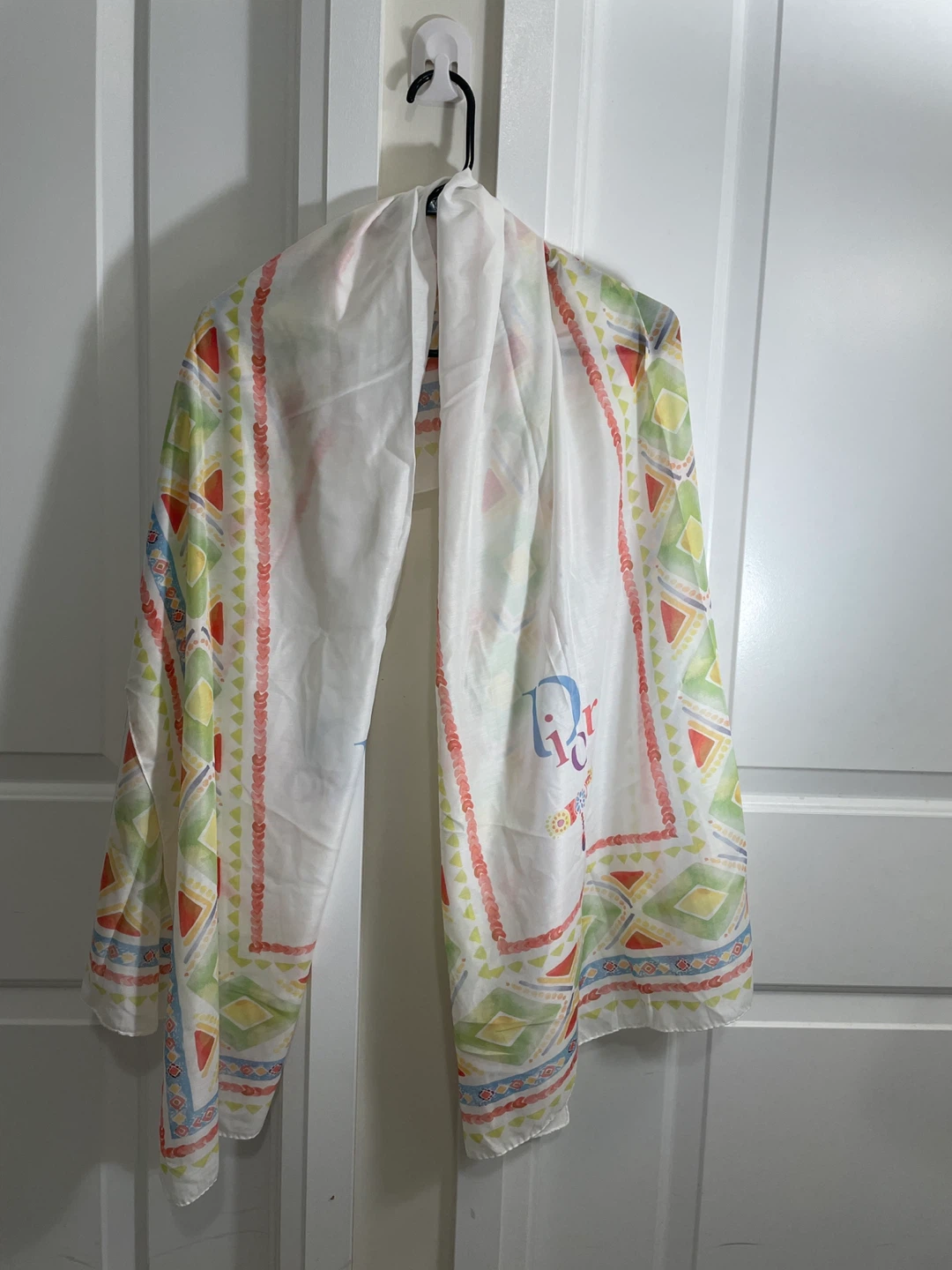Off white, mixed color Scarf/ hijab - photo 2