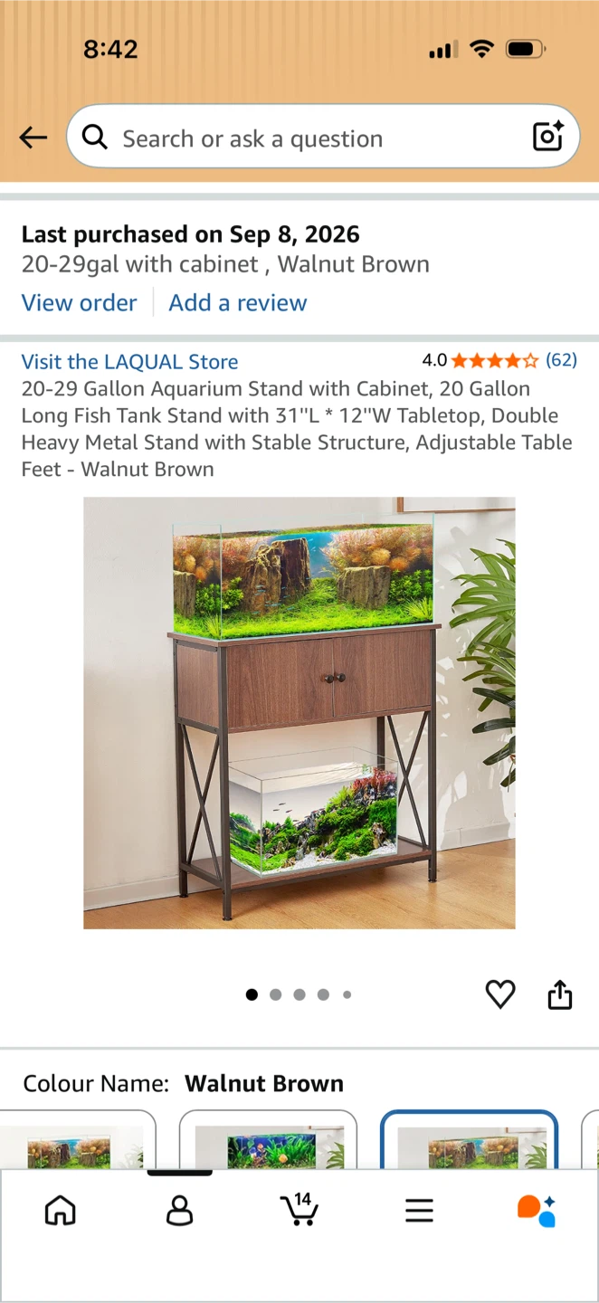 LAQUAL 20-29 Gallon Aquarium Stand