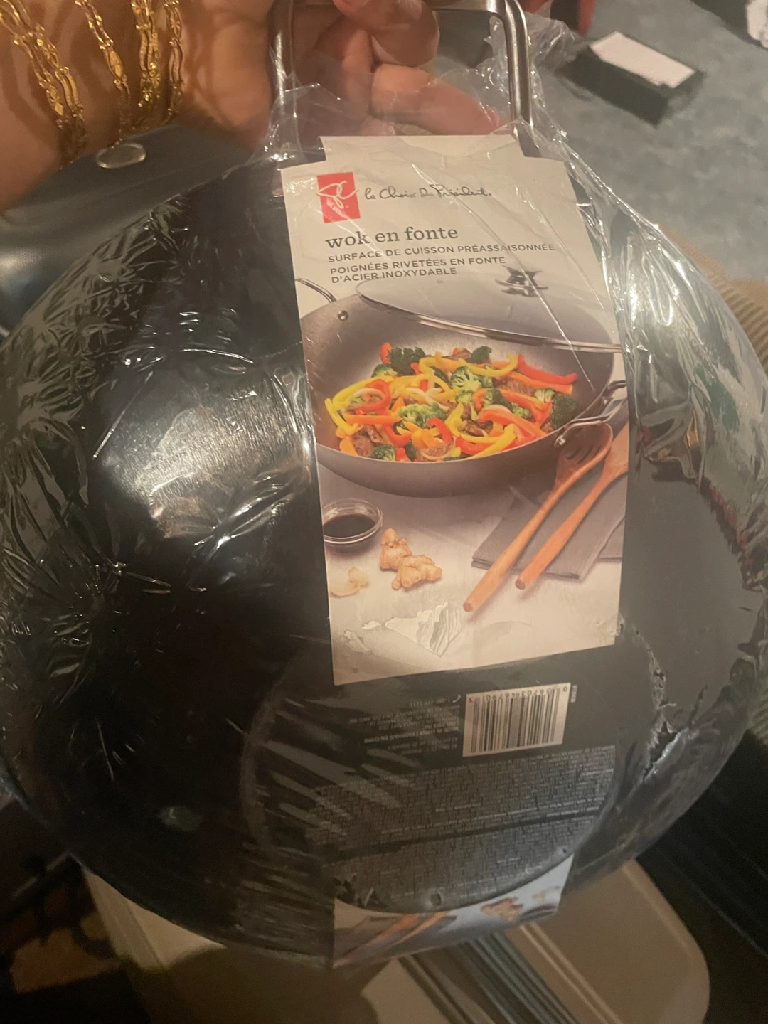 President's Choice Cast Iron Wok - photo 2