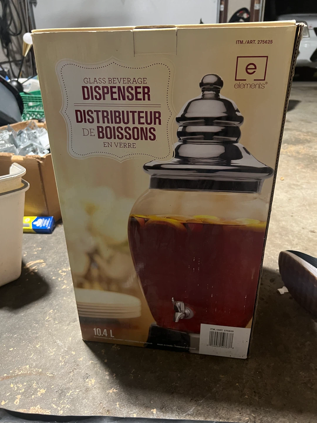Elements Glass Beverage Dispenser 10.4L - photo 3