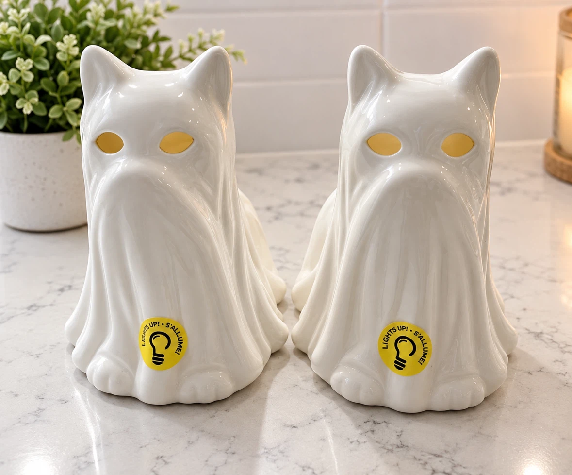 Ashland Halloween Ghost Dog Tabletop Decor
