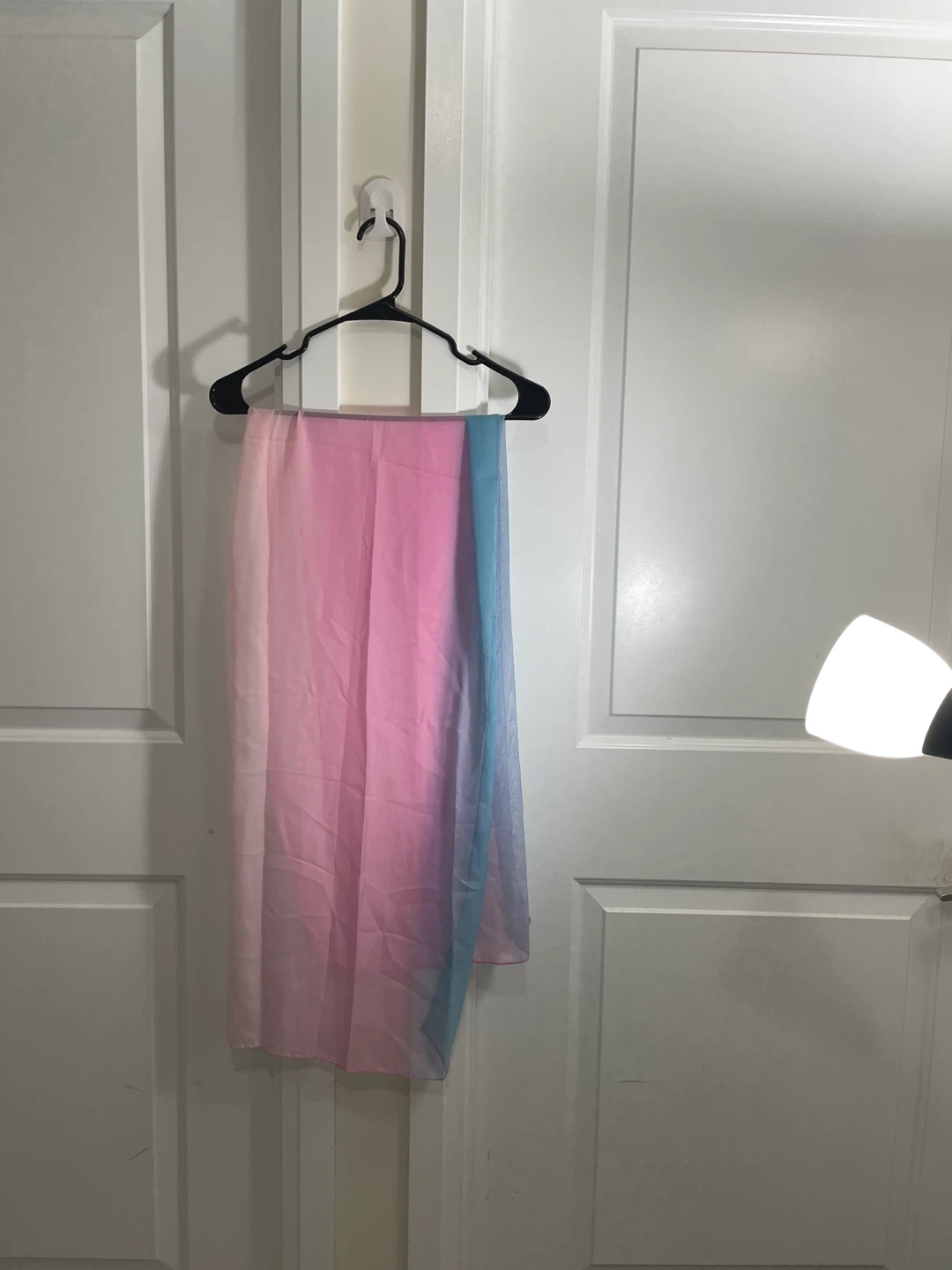 Pink and Blue Ombre Scarf