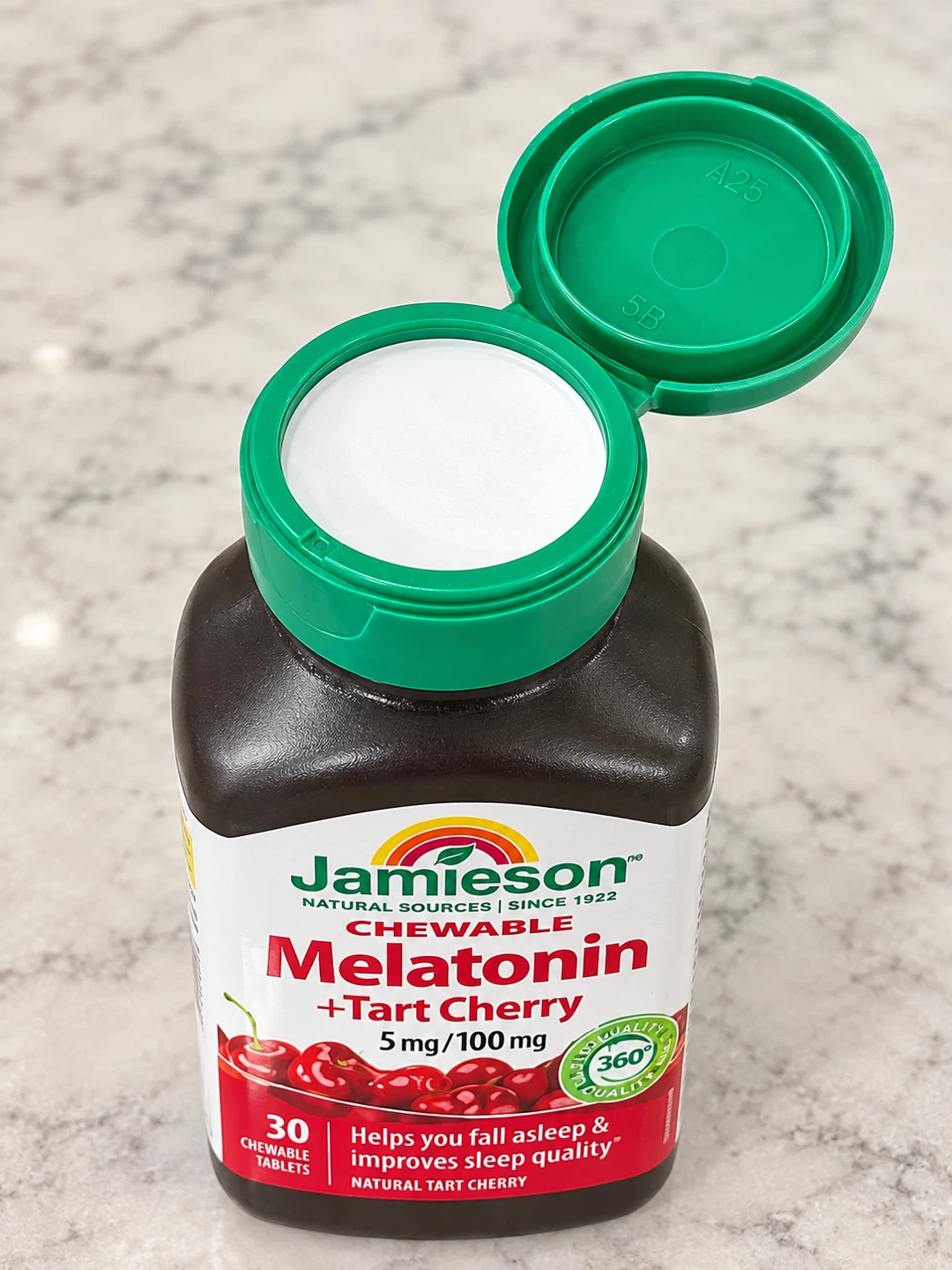 NEW - Jamieson Chewable Melatonin + Tart Cherry 30 Tablets - photo 3