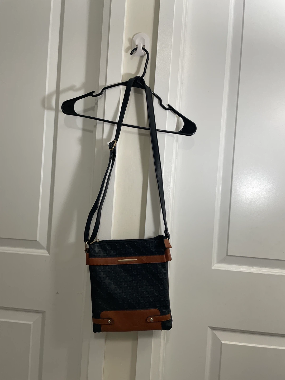 Black and Brown Crossbody Bag