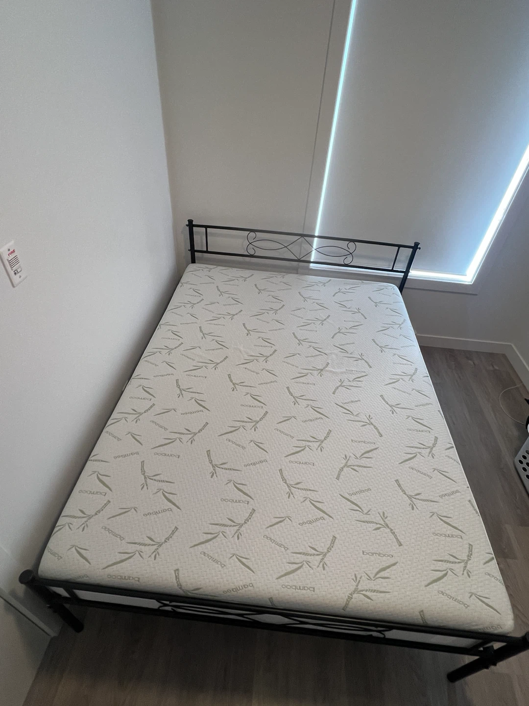 Queen Bed Frame + 10” Gel Memory Foam Mattress - photo 3