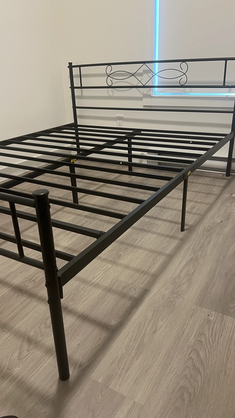 Queen Bed Frame + 10” Gel Memory Foam Mattress - photo 5