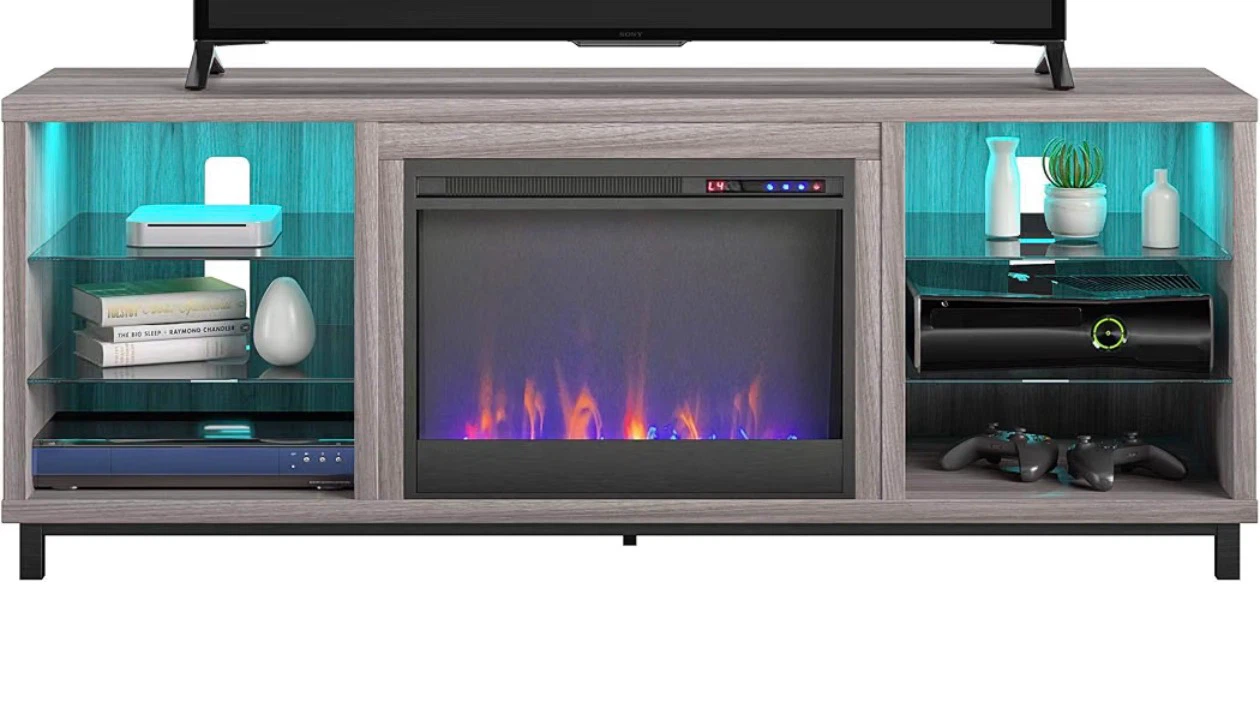 Electric Fireplace TV Stand Media Console - photo 2