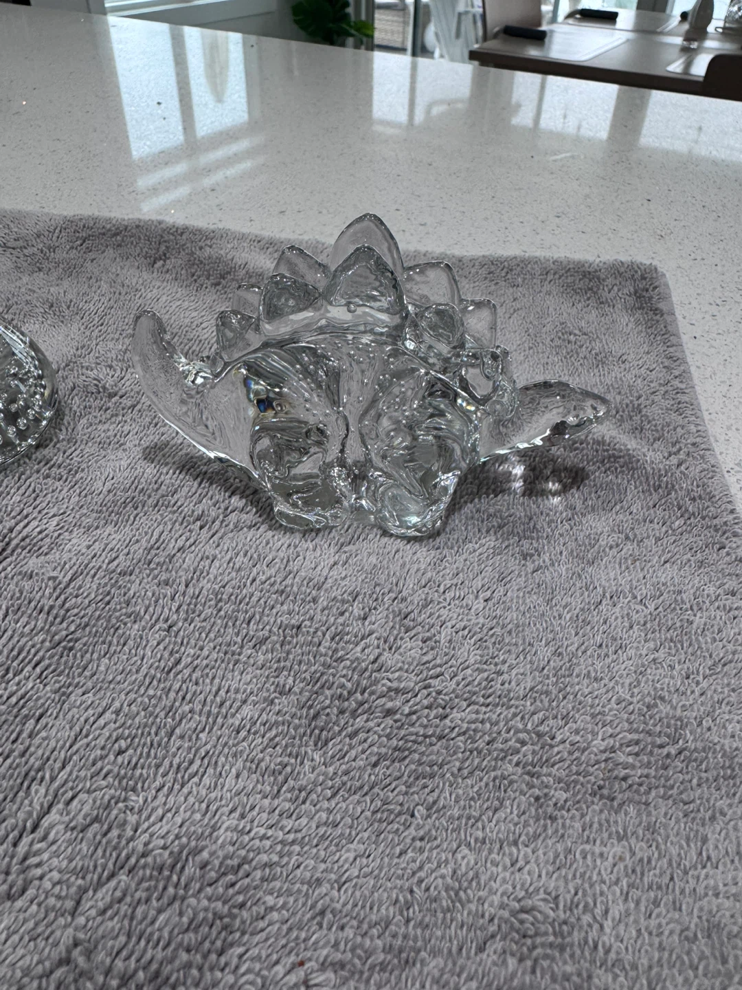 Set of Three Glass Animal Figurines - photo 2