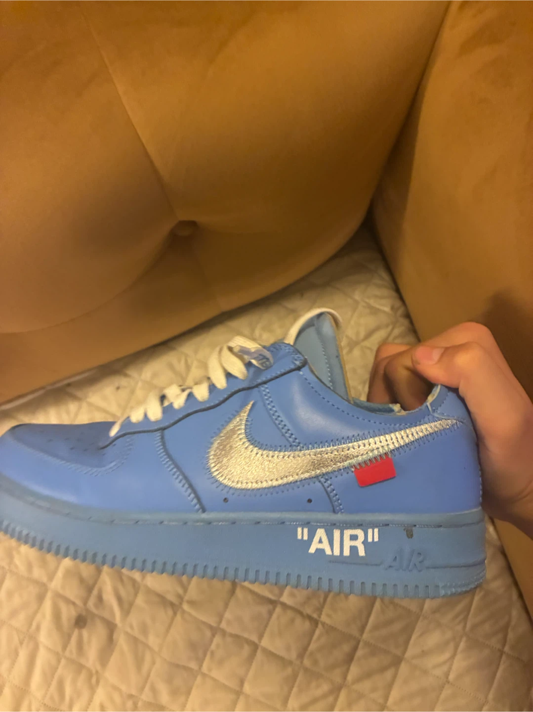 Nike Air Force 1 Off-White MCA University Blue - photo 3