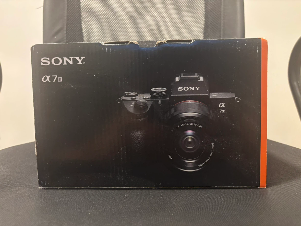 Sony A7 III Full-Frame Mirrorless Camera – Original Box
