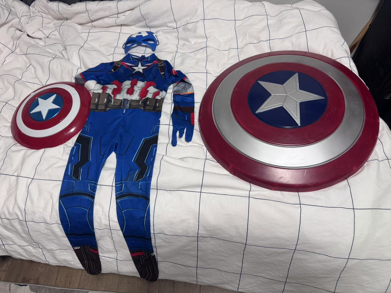 Dad and Son Hasbro Marvel Legends Captain America Shield