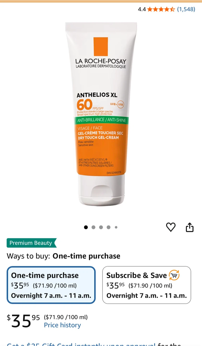 La Roche-Posay Anthelios XL 60 Dry Touch Gel-Cream 50ml