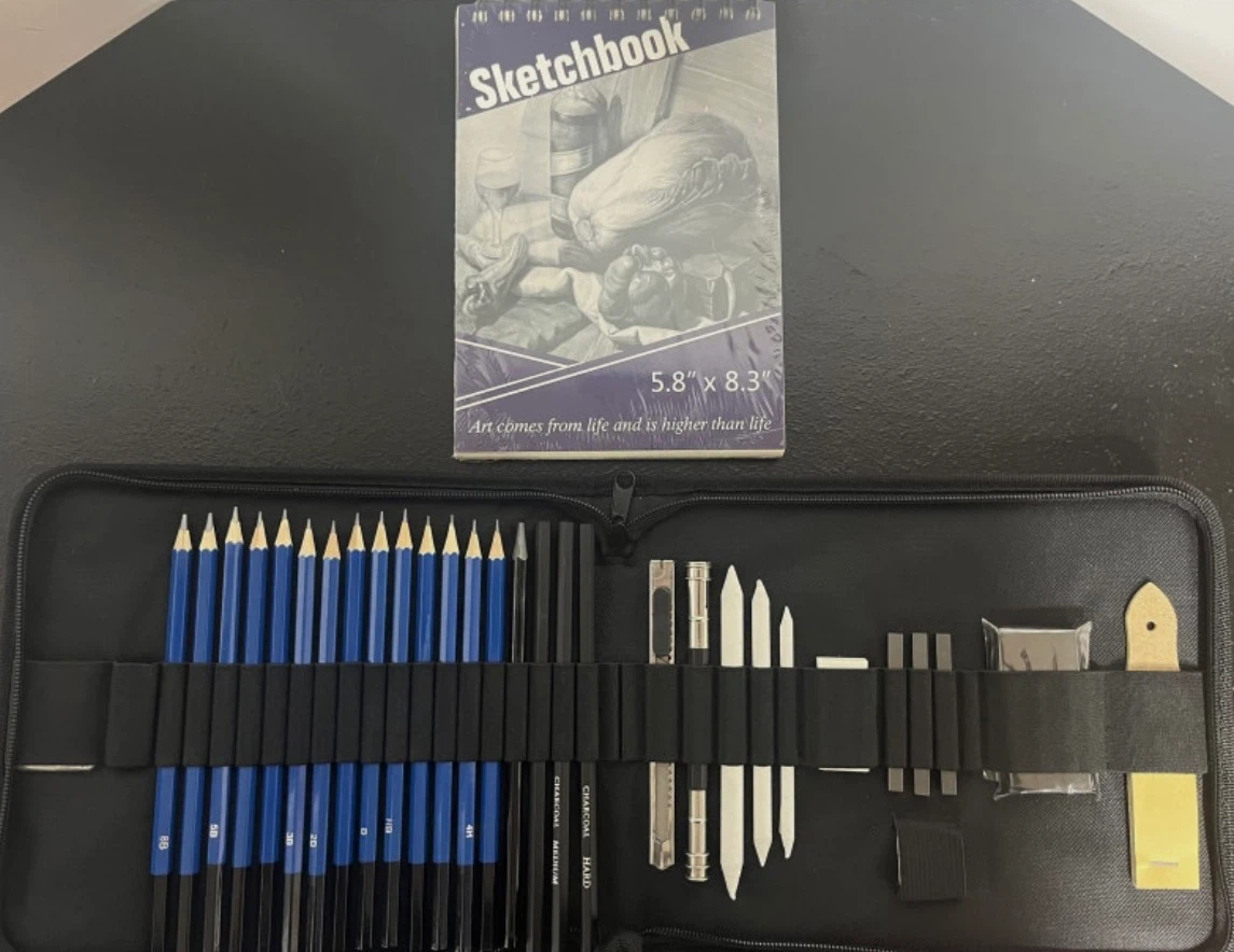 Drawing Pencils and Sketchbook Set - photo 2