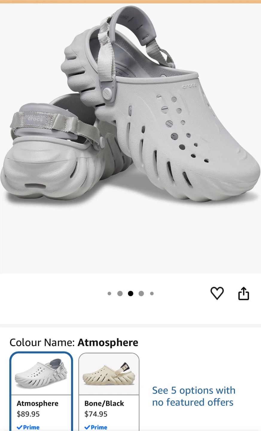 Crocs Echo Clog Atmosphere Size M7/W9
