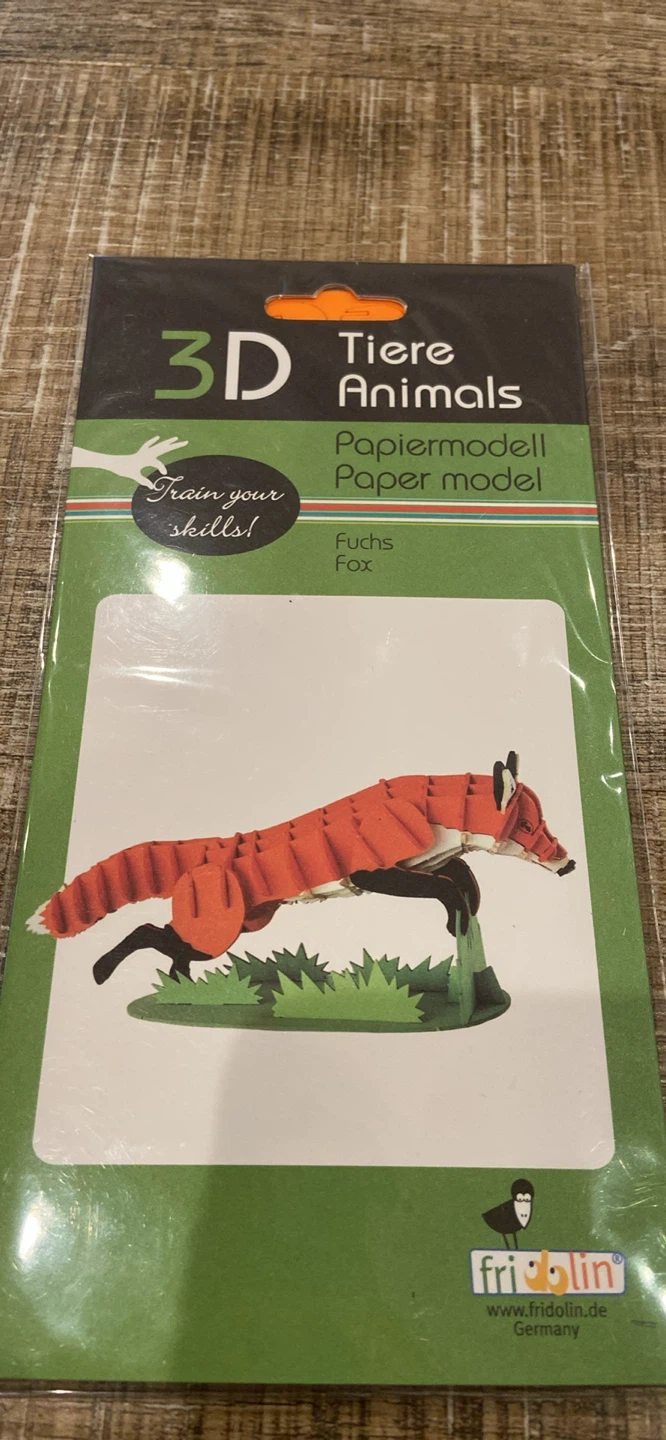 3 Fridolin 3D Paper Model Animal Kits - photo 3