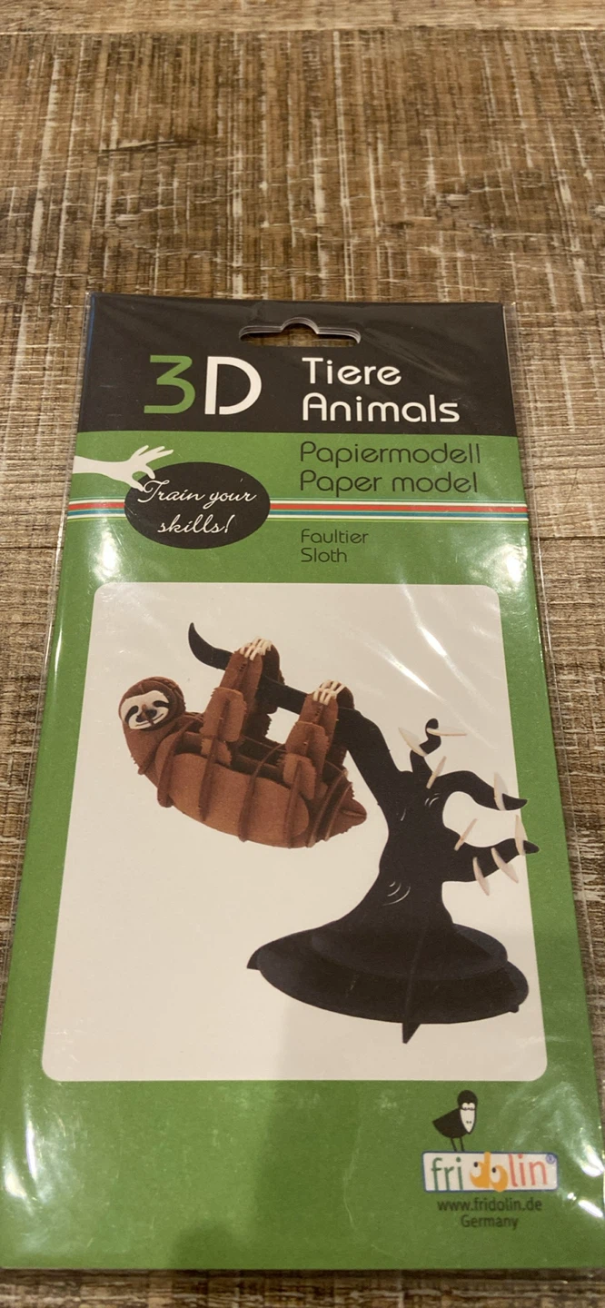3 Fridolin 3D Paper Model Animal Kits - photo 5