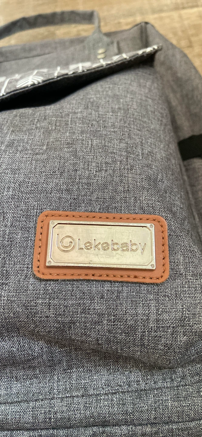 Lekebaby Grey Diaper Backpack - photo 2