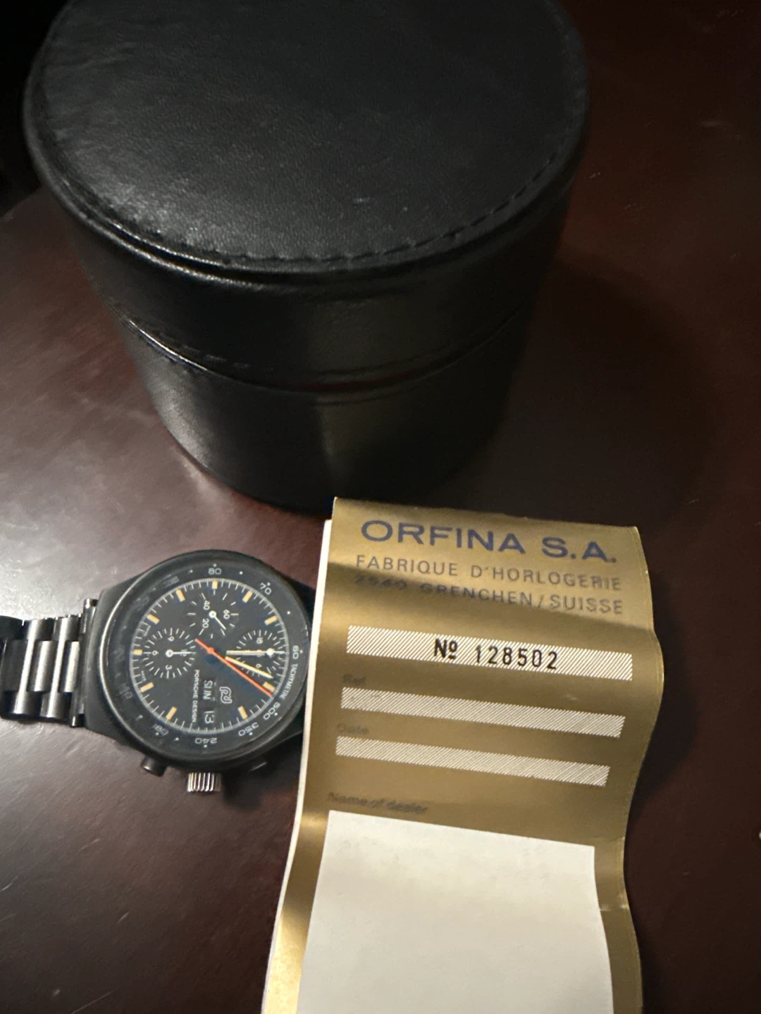 Porsche Design Orfina Chronograph Automatic Watch - photo 3