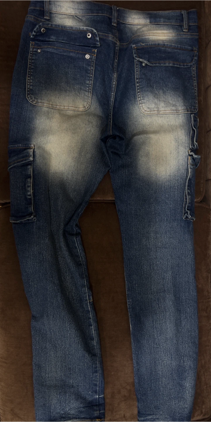 Forever 21 Slim Cargo Jeans Size 32 - photo 2