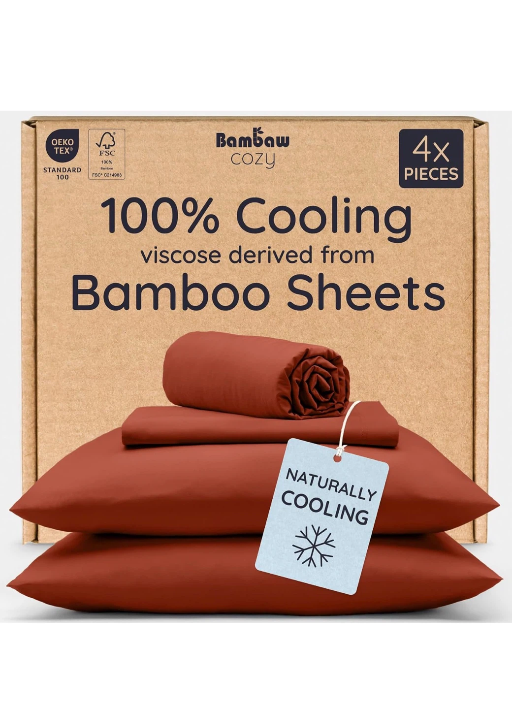 Cooling Bamboo Sheets Set - Full (Double)