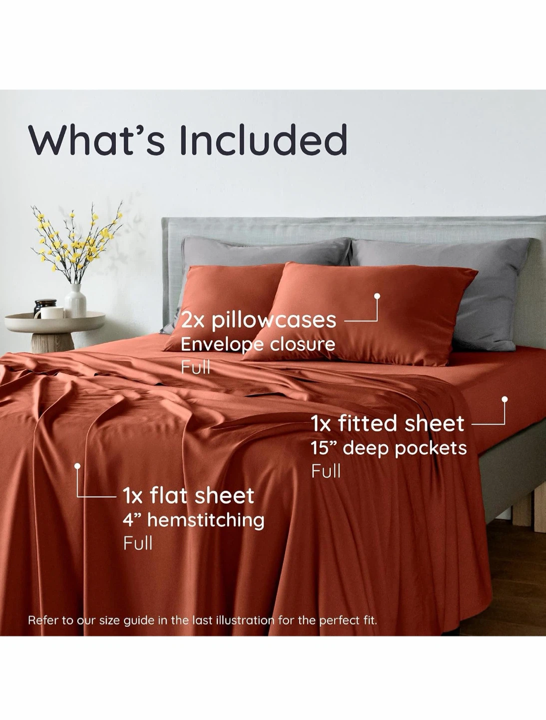 Cooling Bamboo Sheets Set - Full (Double) - photo 2
