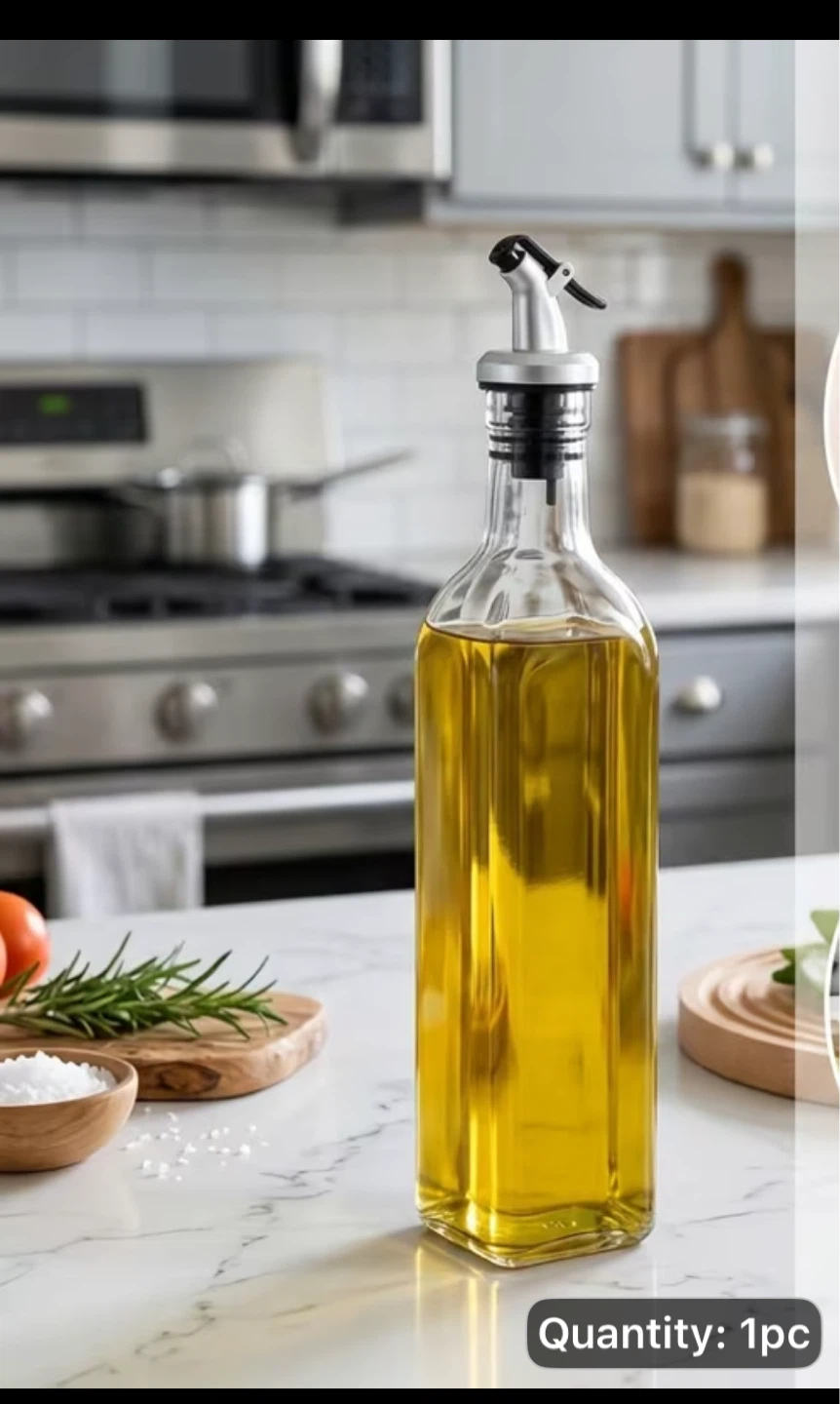 Glass Oil Dispenser Bottle