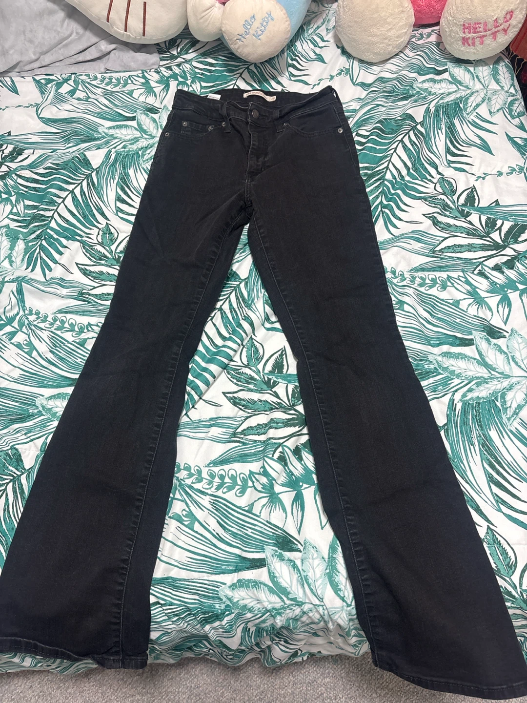 Levi's 725 High Rise Bootcut Jeans - Black