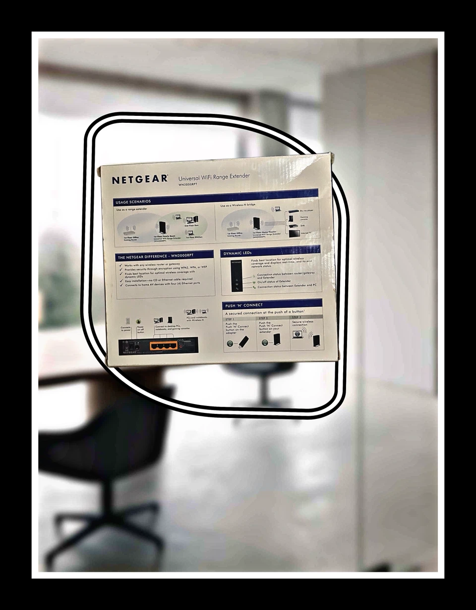 NETGEAR Universal WiFi Range Extender WN2000RPT - photo 2