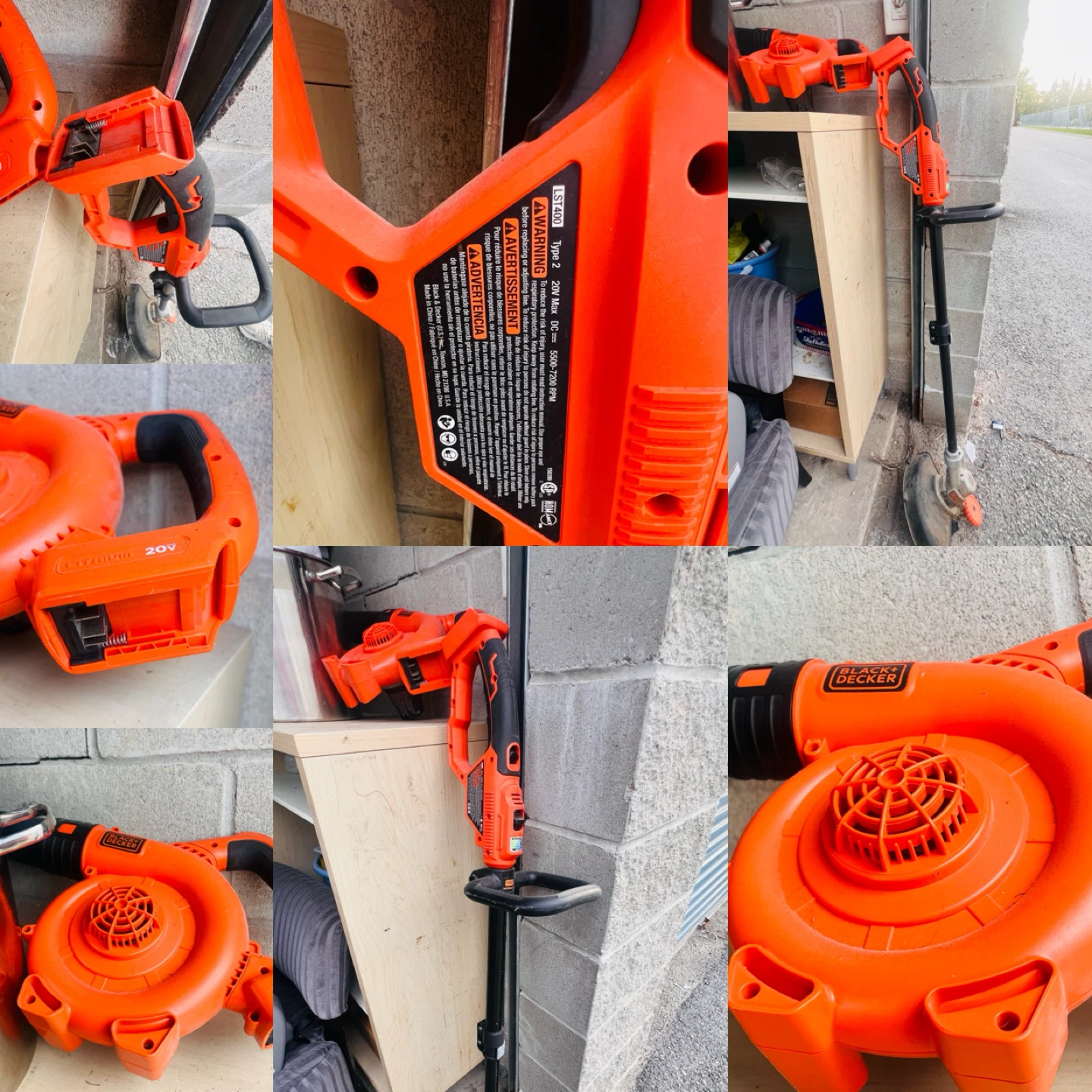Black & Decker 20V Max Cordless String Trimmer