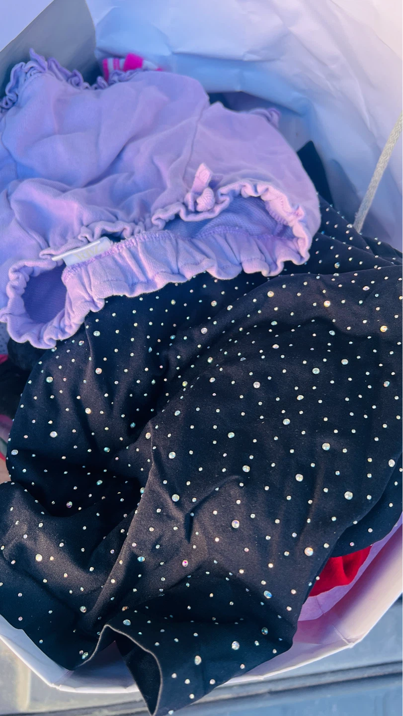 Assorted children's leggings and pants bundle - photo 2