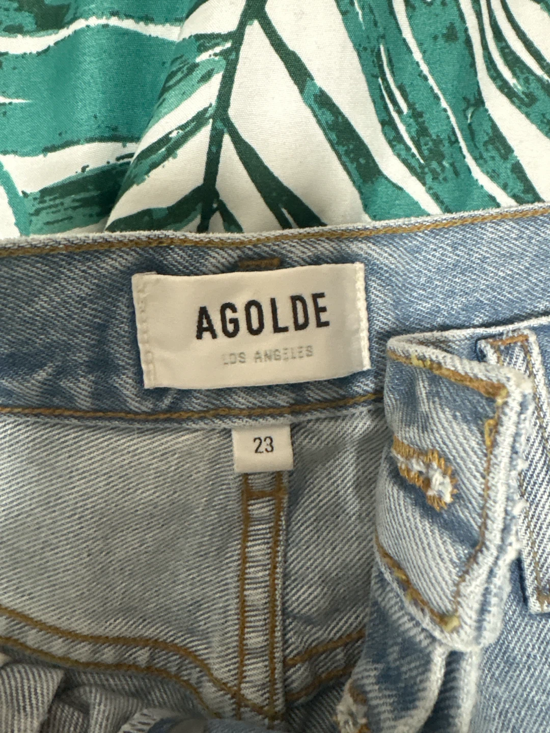 AGOLDE Denim Shorts Size 23 - photo 2
