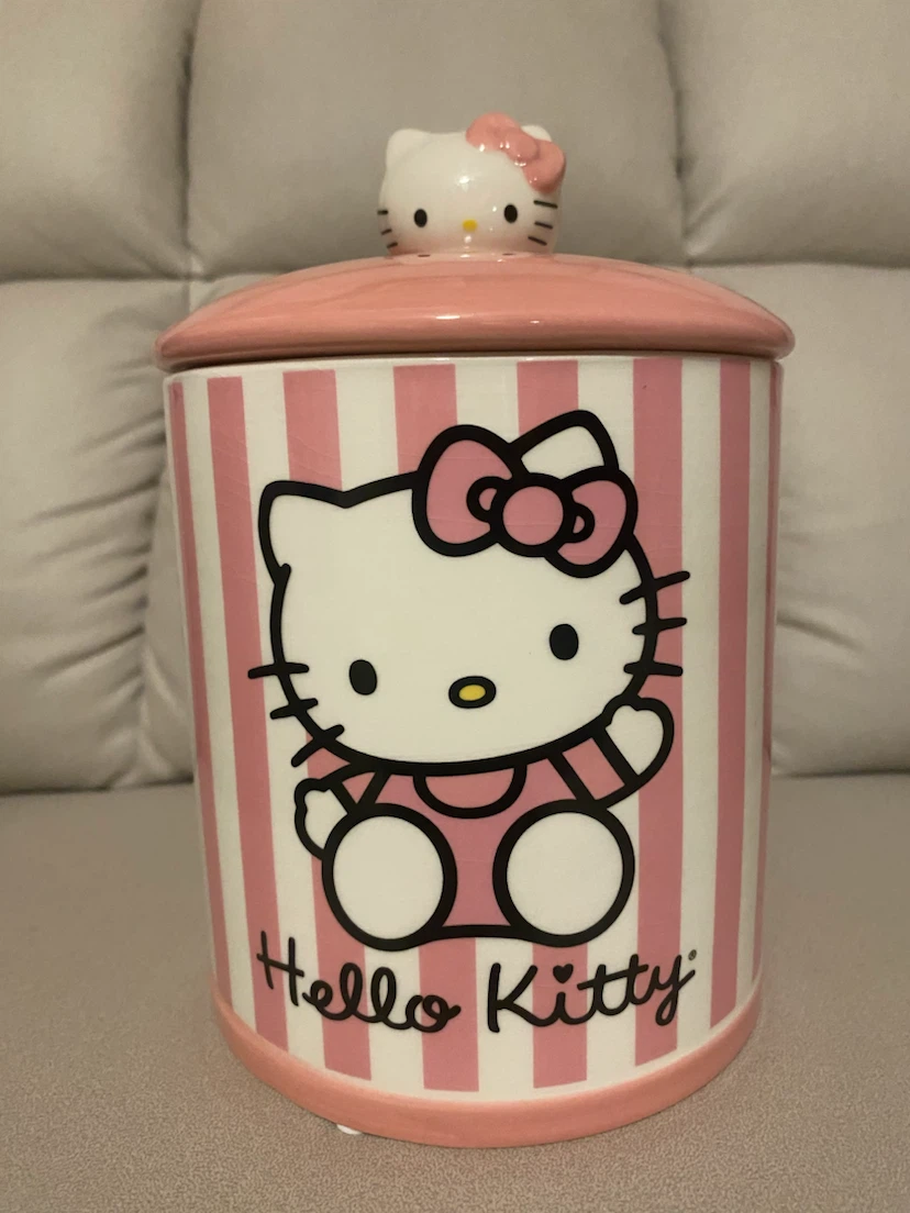 NEW! Sanrio “Hello Kitty”  Ceramic Canister!