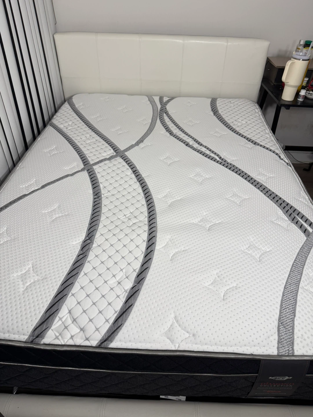 Bed Frame + Base + Springwall Diamond Collection Mattress