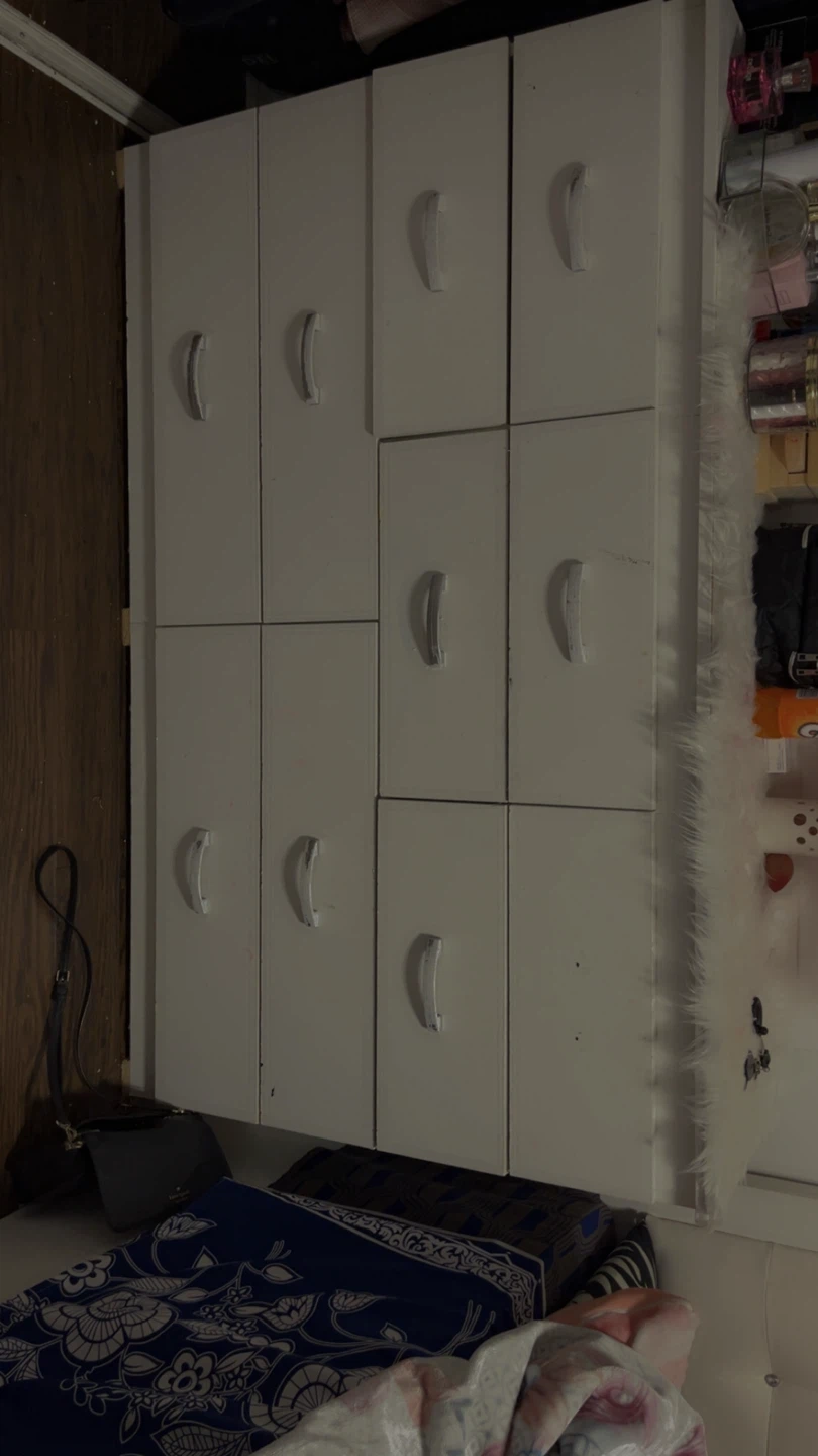 White Dresser with 8 Drawers