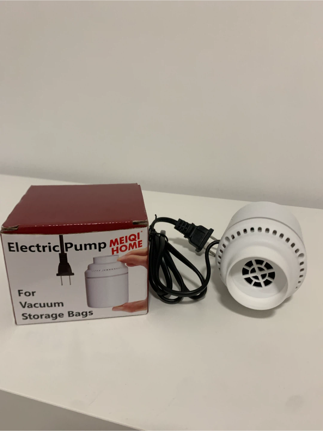 Meiqi Home Electric Vacuum Pump for Storage Bags