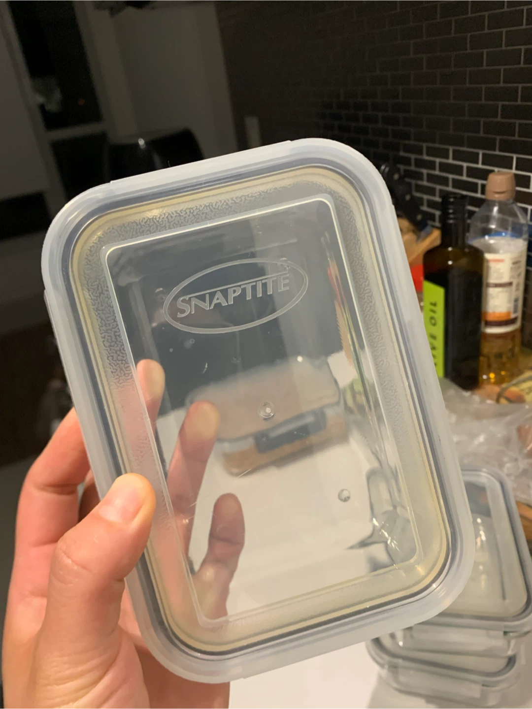 3 Snaptite Glass Food Storage Containers - photo 2
