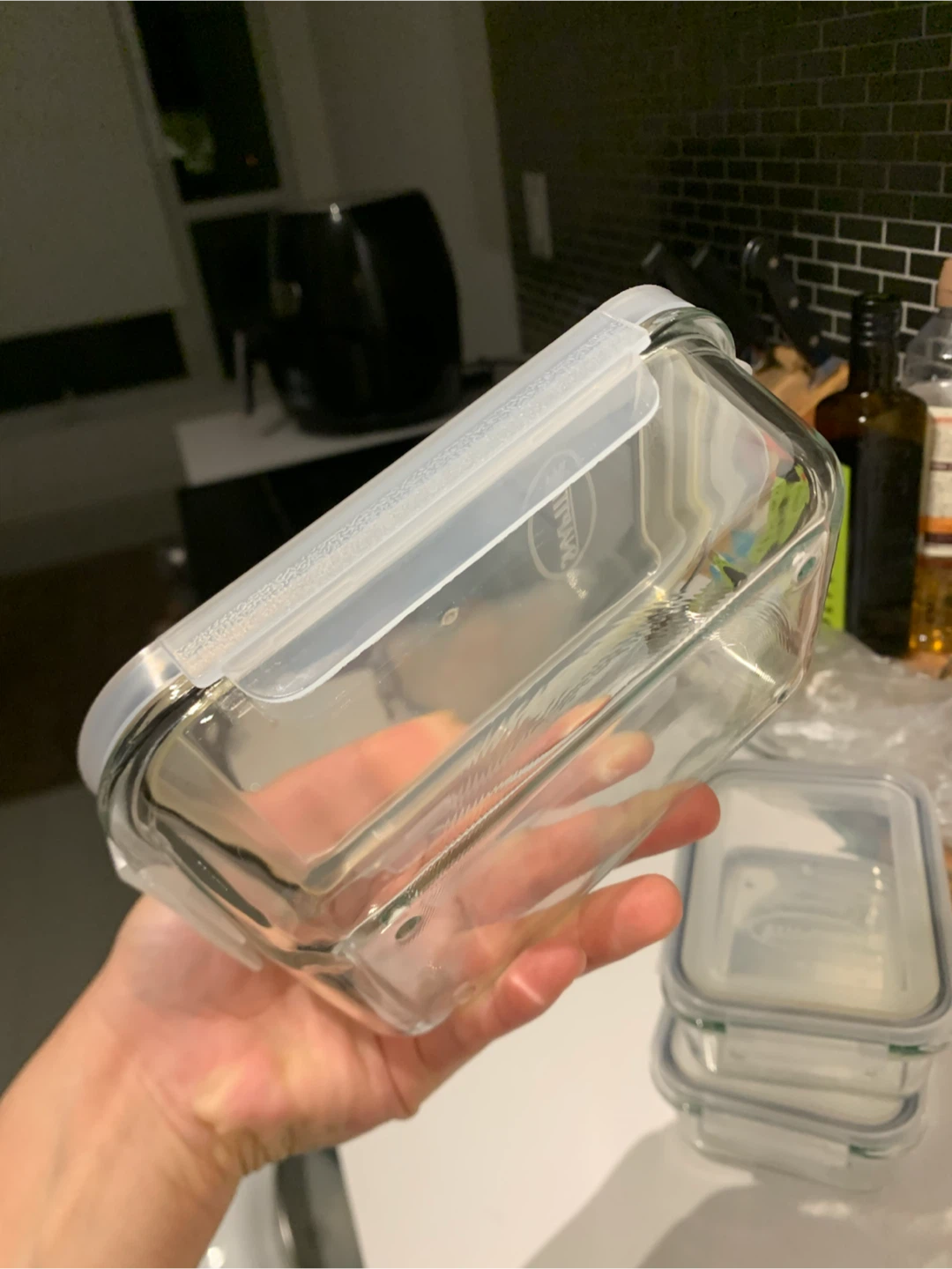 3 Snaptite Glass Food Storage Containers - photo 3