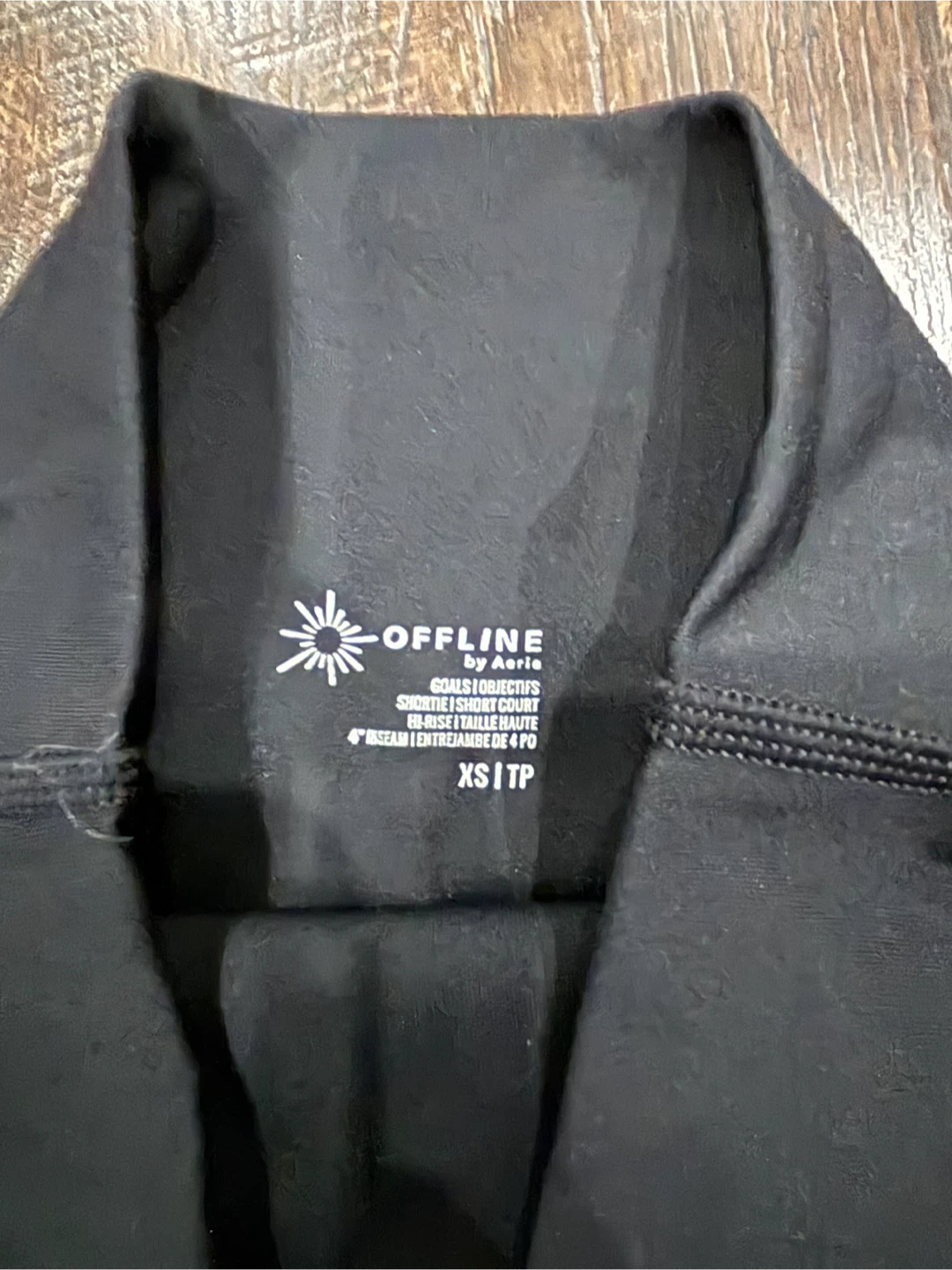 OFFLINE by Aerie Shortie Shorts Black - photo 2