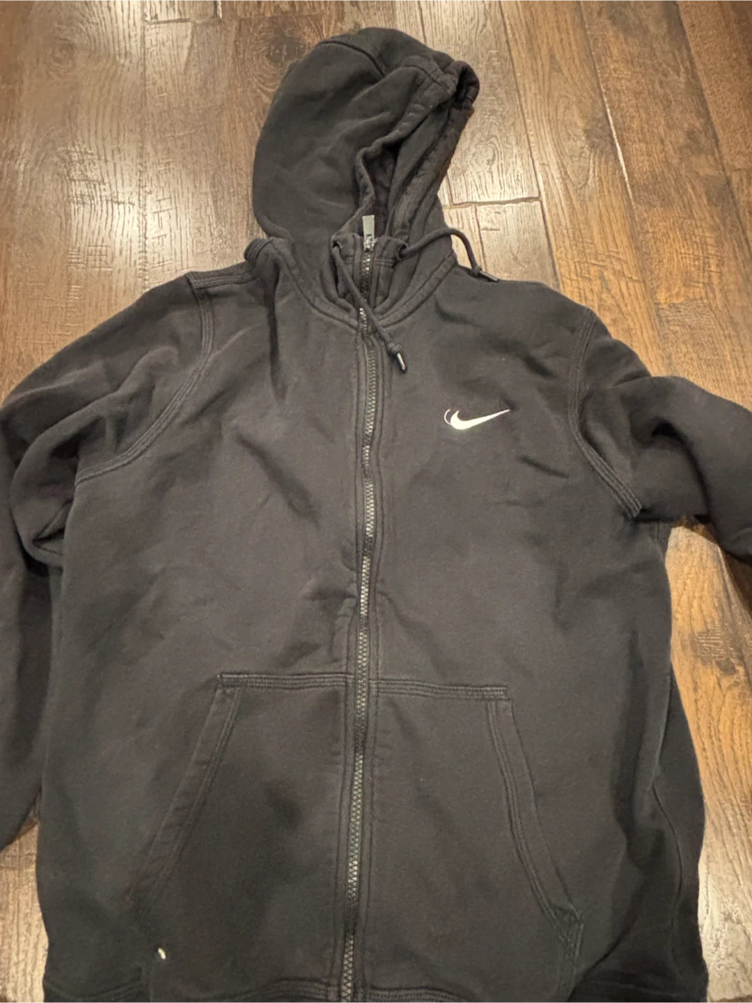 Black Nike Zip-Up Hoodie