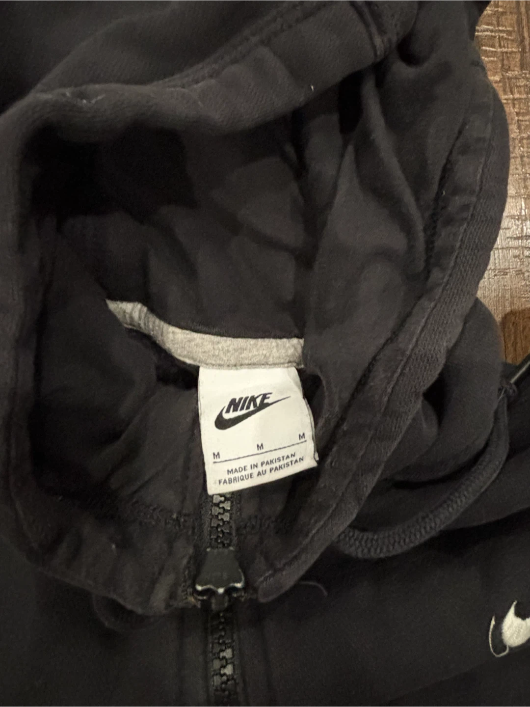 Black Nike Zip-Up Hoodie - photo 2