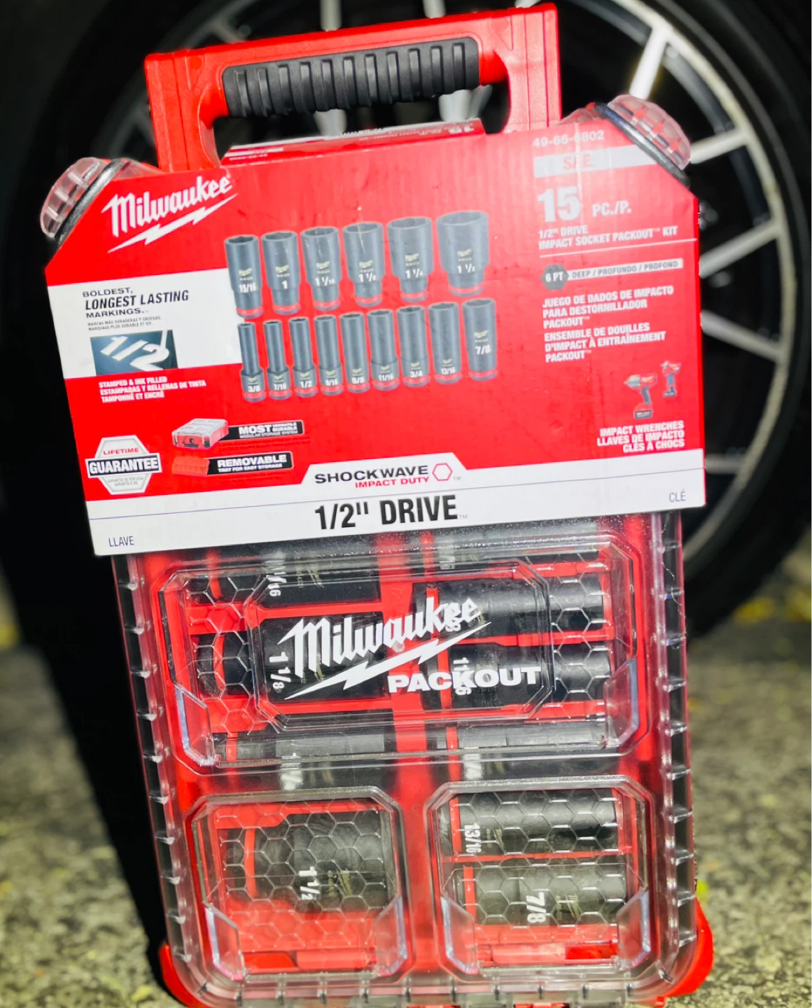 Milwaukee 1/2" Drive Impact Socket Packout Kit